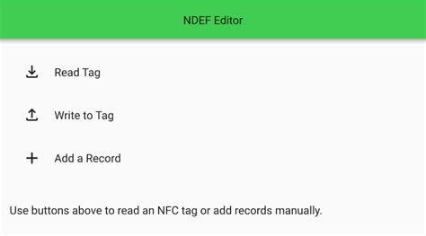 nfc ndef tag editor|read and write nfc tags.